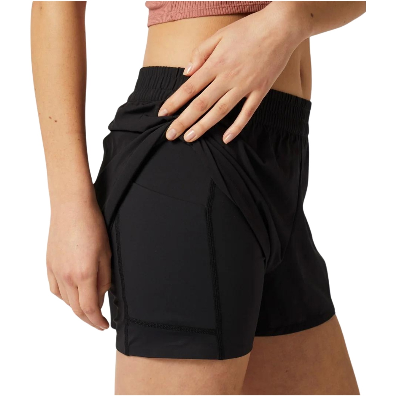 2026 Mystic Femmes Ida Lined Sport Shorts 35001.240271 - Black